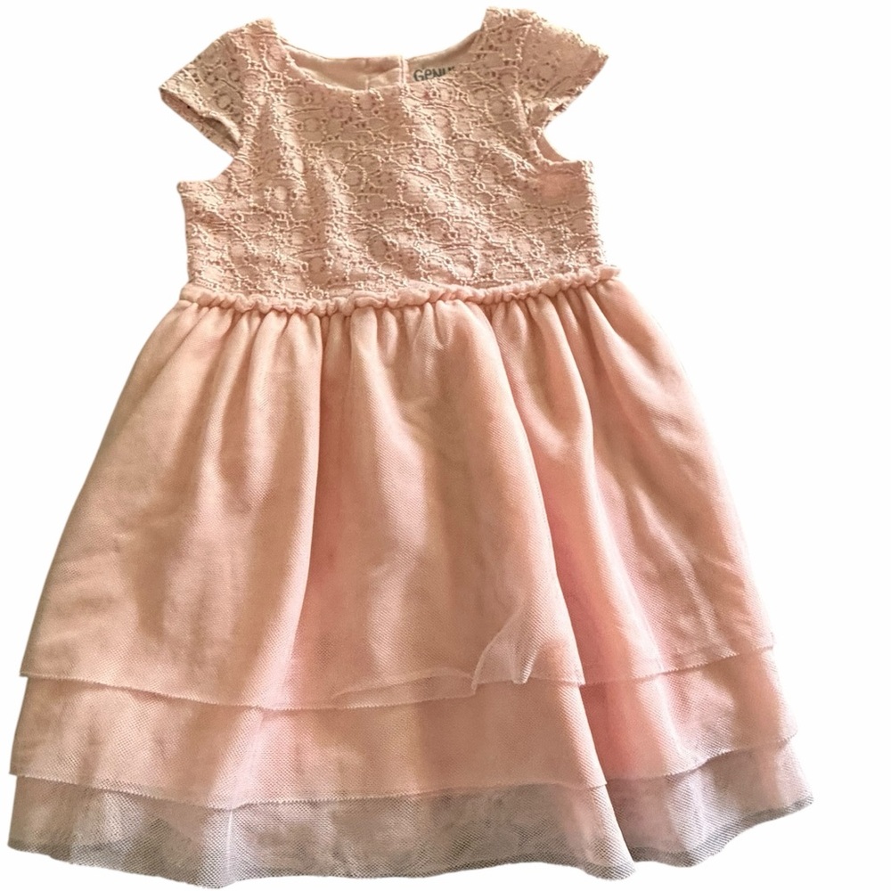 Genuine Kids OshKosh Blush Pink Dress Girls Size 3T.- Princess Twirly